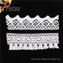 2015 Wholesale White or Ivory Embroidery Border Lace Trimming